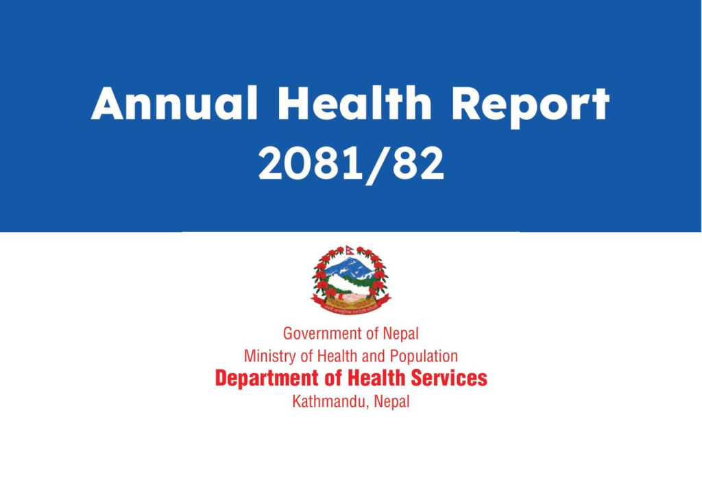DoHS Annual Health Report 2081/82