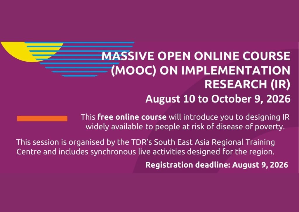 Free Online Course on Implementation Research (IR) 2026