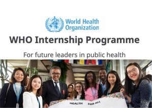 WHO Global Internship Programme – Applications Now Open!